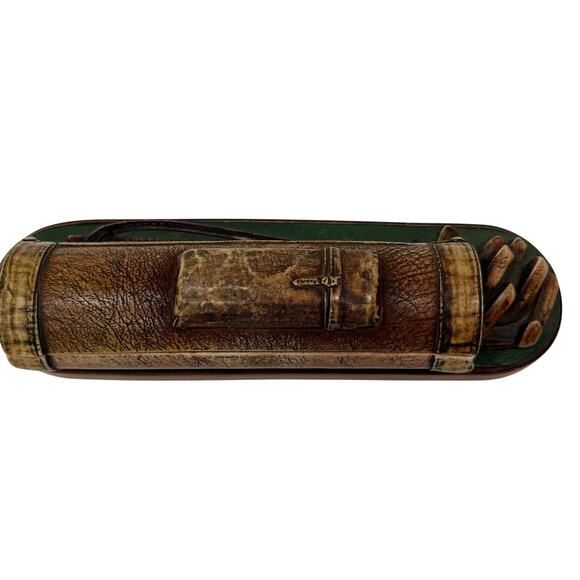 Vintage Golf Pen Holder Desk Organizer Resin Office Decor 10” - Picture 8 of 9
